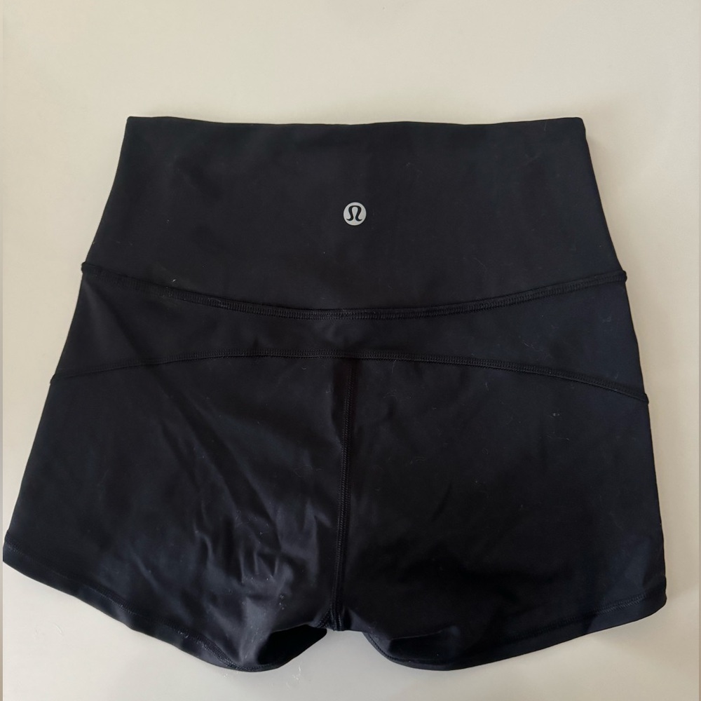 Lululemon Black Spandex Shorts